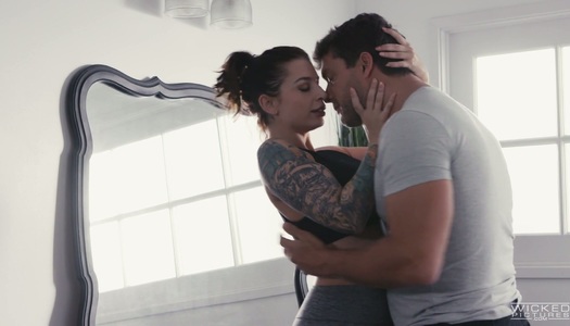 Szex kép: A dögös nagy mellű feleség szexel